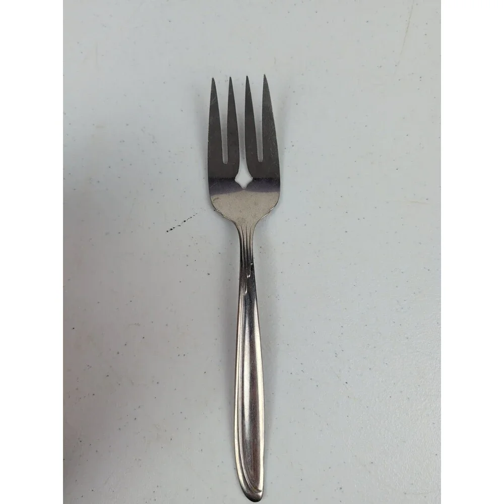 Oneida Stainless Steel SAND DUNE (Glossy) Serving Fork 8.25 Inch